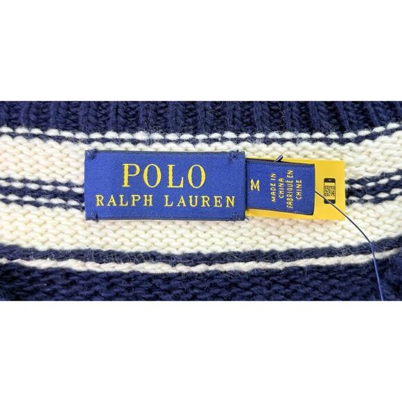 Polo Ralph Lauren Girls Cotton Cashmere Cricket Sweater Short Sleeve Size Med - Picture 5 of 8